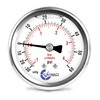 CARBO Instruments 2 1-2" Pressure Gauge, Stainless Steel Case, Chrome