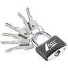 AGT – PADLOCK Aluminium, Brass and Steel with Crimped Bristle