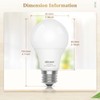 DiCUNO ProOE A19 LED Bulbs 60W Equivalent, 3000K Warm White,