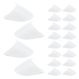 lasuroa 10 Pairs Plastic Shoe Tree Stretcher Inserts, Transparent Shoe Shaper Inserts for Men Women Flexible Shoes Shaper Keeper Shape Holder for Sneakers Leather Shoes Boot