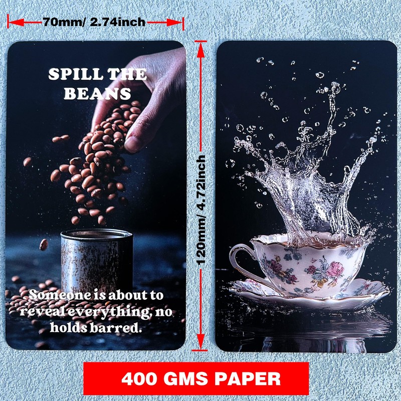 GZXINKE Spill Tea Oracle Deck, Relationships Oracle Cards, Life Oracle
