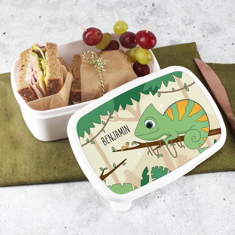 Striefchen® Lunch Box for Boys with Name of Choice –