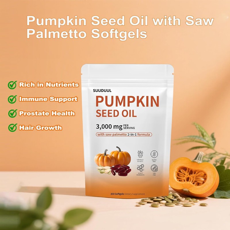 Pumpkin Seed Oil for Hair Growth & Shedding Reduction |