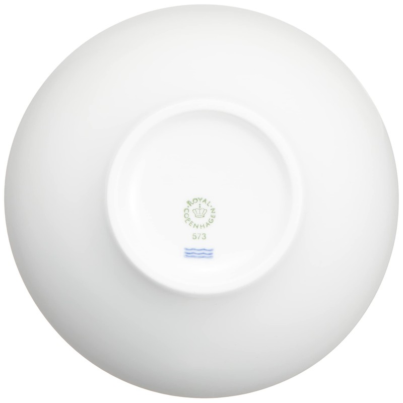 Royal Copenhagen White Elements Bowl, 5.1 inches (13 cm), Wedding