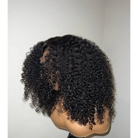 Raw Straight 100% Unprocessed Cuticle Aligned Vietnamese Human Hair Extensions Bundles Hair Vendorstyle: Kinky Curl, color: Black, Stretched Length: 18"