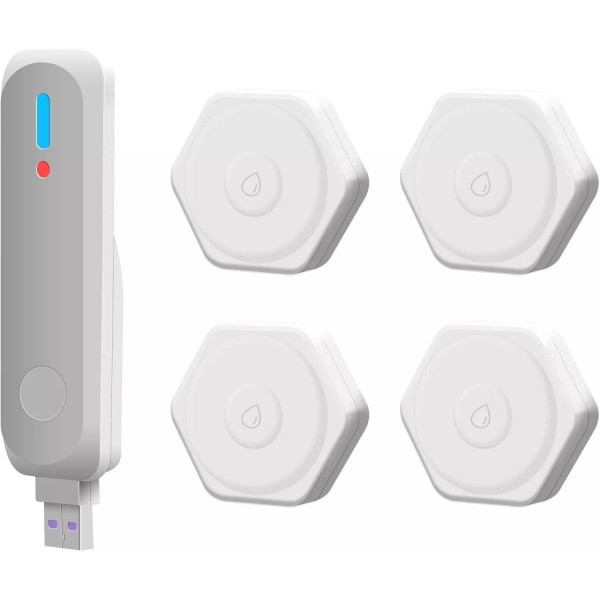 AGSHOME Smart Water WiFi leak Sensor Detector APP Alarm Home