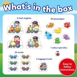 ORCHARD TOYS Colour Match Express colour matching game, educational game, develops colour skills for boys and girls aged 3-6 years