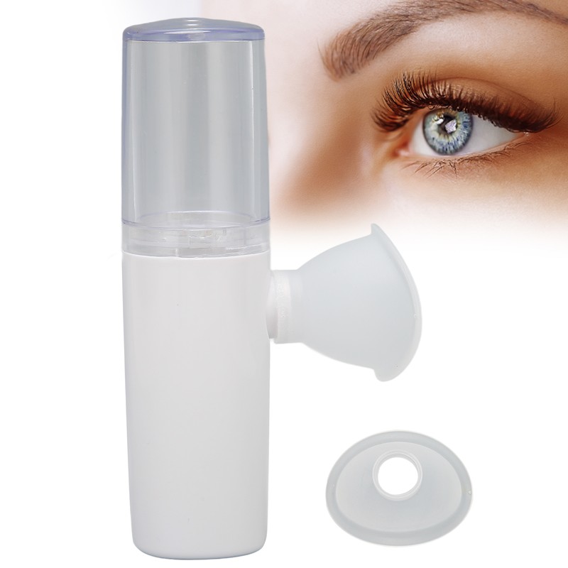 Portable Eye Sprayer Nanometer Facial Atomizer Handheld Facial Moisturizing MachineWhite