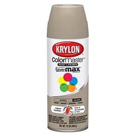 Krylon K05250407 ColorMaster Paint + Primer, Gloss, Khaki, 12 oz.