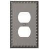 Amerelle Amertac 90DAN Egg and Dart Antique Nickel Cast Wall
