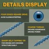 LIONMAX #8 x 2-1/2 Inch Pocket Hole Screws Exterior, 195