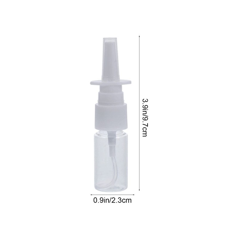 DOITOOL 5Packs 10ml Nasal Sprayer Bottle Empty Plastic Refillable Nasal