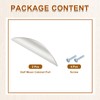sourcing map 2 Pack Half Moon Cabinet Pull, 3.78" Hole