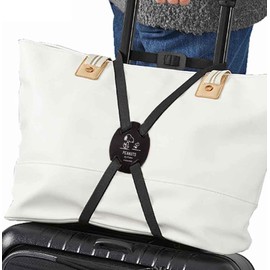 Snoopy Suitcase Belt, Convenient Travel Goods, Made in Japan, Carrying Bag, Closing Belt, Easy to Fix, Round, Black
