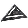 Aluminum Alloy Triangle Angle Protractor, 7 Inch Layout Tool, Layout