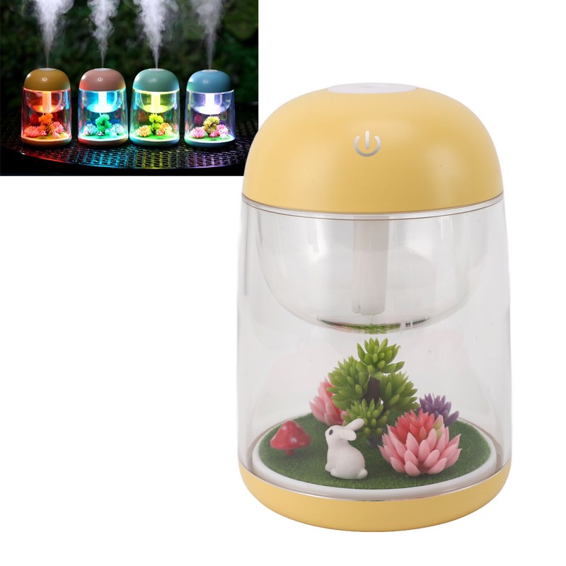 Micro Landscape Humidifier Cute Quiet 2 in 1 Ultrasonic Essential