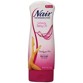 Nair Baby Oil Lotion, 9-Ounce Bottle