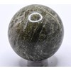 41mm 125g Rich Dark Green Vesuvianite Carved Sphere Polished Natural