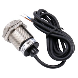Heschen M30 Inductive Proximity Sensor Switch PR30-10DC Cylindrical Type Detector 10mm DC12-24V 2-Wire NC(Normally Closed) CE