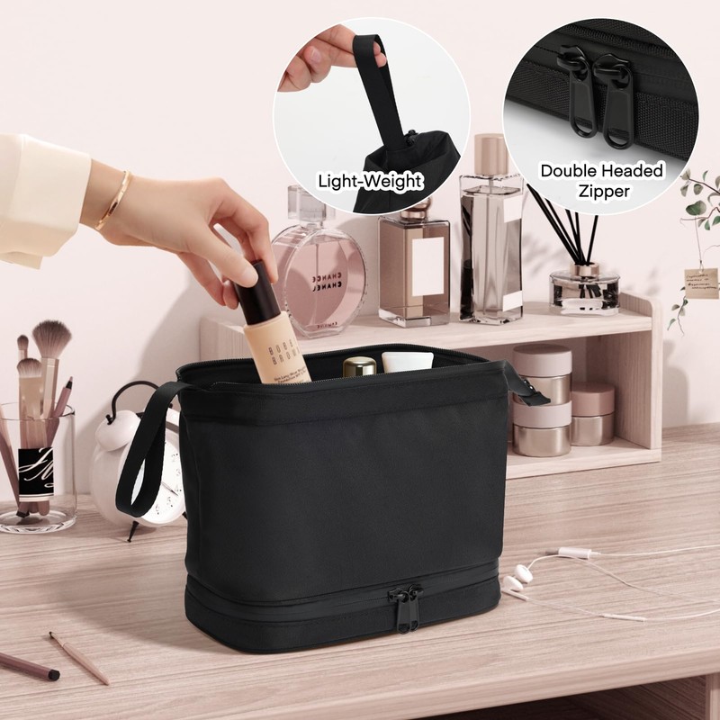 Toiletry Bag Men's Wash Bag for Towel Separate Bag, Travel