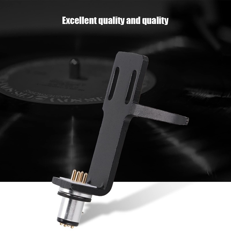 Phonograph Head Shell, Aluminium Alloy Stylus Holder Universal LP Turntable
