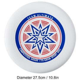 Kivsin Discos Voladores de 175 g - Frisbee, Disco Deportivo para Playa, Patio, césped, Parque, Camping y más (Azul Oscuro)