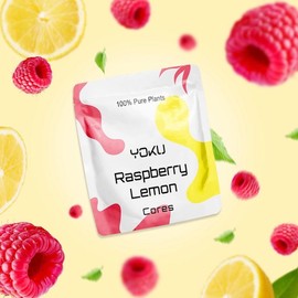 Wooden Aroma Inhaler with Essential Oil Flavored Cores - Scent: Rasberry Lemon  6 Cores