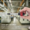 Navaris Ball Grip Bit Holder Set - Carabiner Ring for