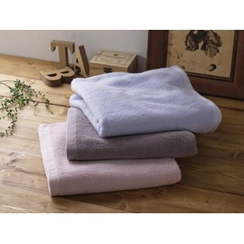 Kosugizen Bath Towel, Hollow Fiber Fluffy Cotton, 23.6 x 47.2 inches (60 x 120 cm), Pink