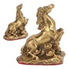 Horse Statue Hand Crafted Fine Workmanship Small Volume Brass Material