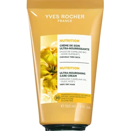 Yves Rocher Ultra-Nourishing Care Cream | For Very Dry Hair | Nourishes & Controls Frizz | Suitable for Curly Hair