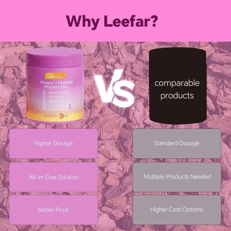 LEEFAR Her JuicyFeminine Probiotics Gummies 60 ct probiotics women