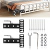 Longzhuo Universal Headboard Brackets, 2 Pack Headboard Kit for Adjustable