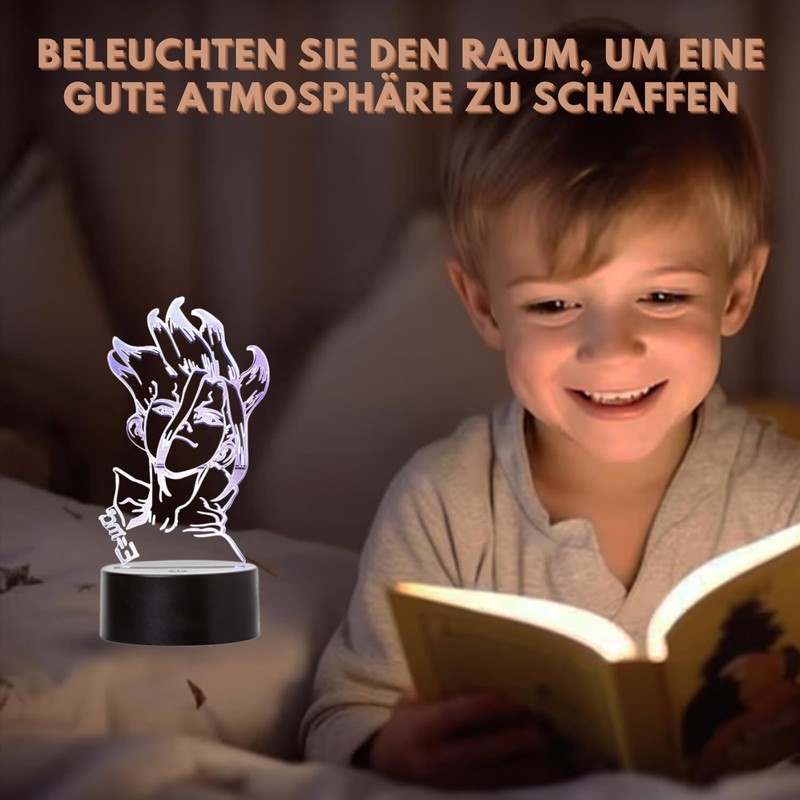 Anime Manga Dr. Stone Senku Ishigami Color Changing LED Light