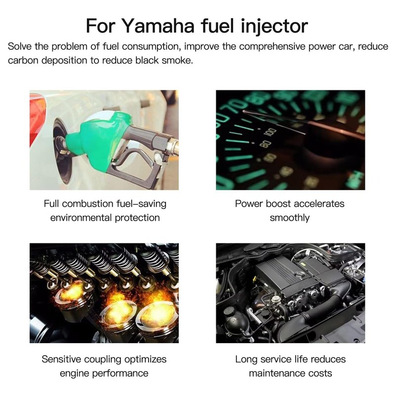 New (4) Fuel Injector Set fits for Yamaha F150 Four