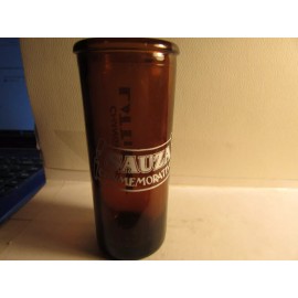 SAUZA CONMEMORATIVO TEQUILA -CHANGE YOUR LATTITUDE- Amber Shooter shotglass new