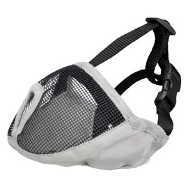 Trixie Muzzle for short-nosed breeds, polyester,Grey,15 cm