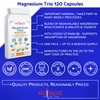 Magnesium Trio Complex 120 Capsules 375mg per Serving - Magnesium