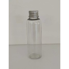 Meliars Frasco Pet Plastico 60 Ml Tapa Aluminio Rosca 20 (50 Pzs)