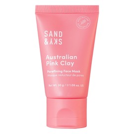 Sand & Sky Australian Pink Clay Porefining Face Mask Deluxe Travel Size 30g