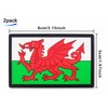 QQSD Wales Flag Patch Welsh Tactical Military Patches - PVC