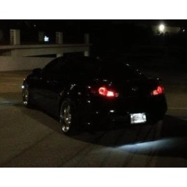newlineperformance White License Plate LED Bulb kit For 2003-2007 Infiniti G35 Coupe (pair)