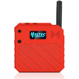 1Pack ESP32 for Heltec V3 Case LoRa Development Board Meshtastic Case with Antenna Port and Type-C Interface Red