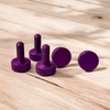 PrecisionGeek M5 x 10 mm Flat Knurled Thumb Screws – Purple