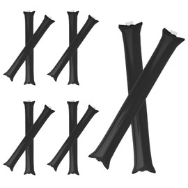 GOGO 50 Pairs Thunder Sticks, Cheer Spirit Bam Bam Black Thunder Stick for Football Soccer Game