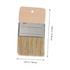 Totority Beach Sand Brush with Handle Natural Boar Bristle Painting