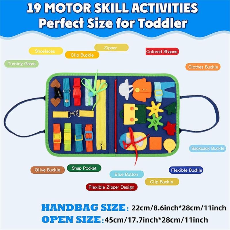 Dinosaur World Felt Handbag Book, 1 Set Early Development Activity