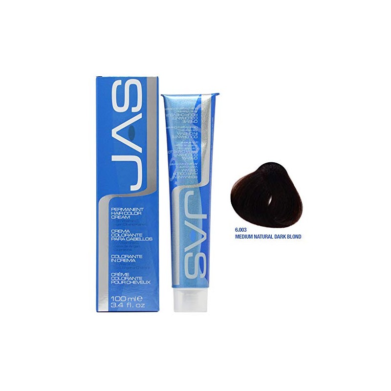 JAS Permanent Hair Color Cream with Vitamin C 3.4 Oz