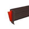 Vinyl Wall Base Baseboard Molding Trim 4" Flexible Self Adhesive