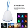 Wireless Bluetooth Speaker Light Touch Control 8 Color LED Night